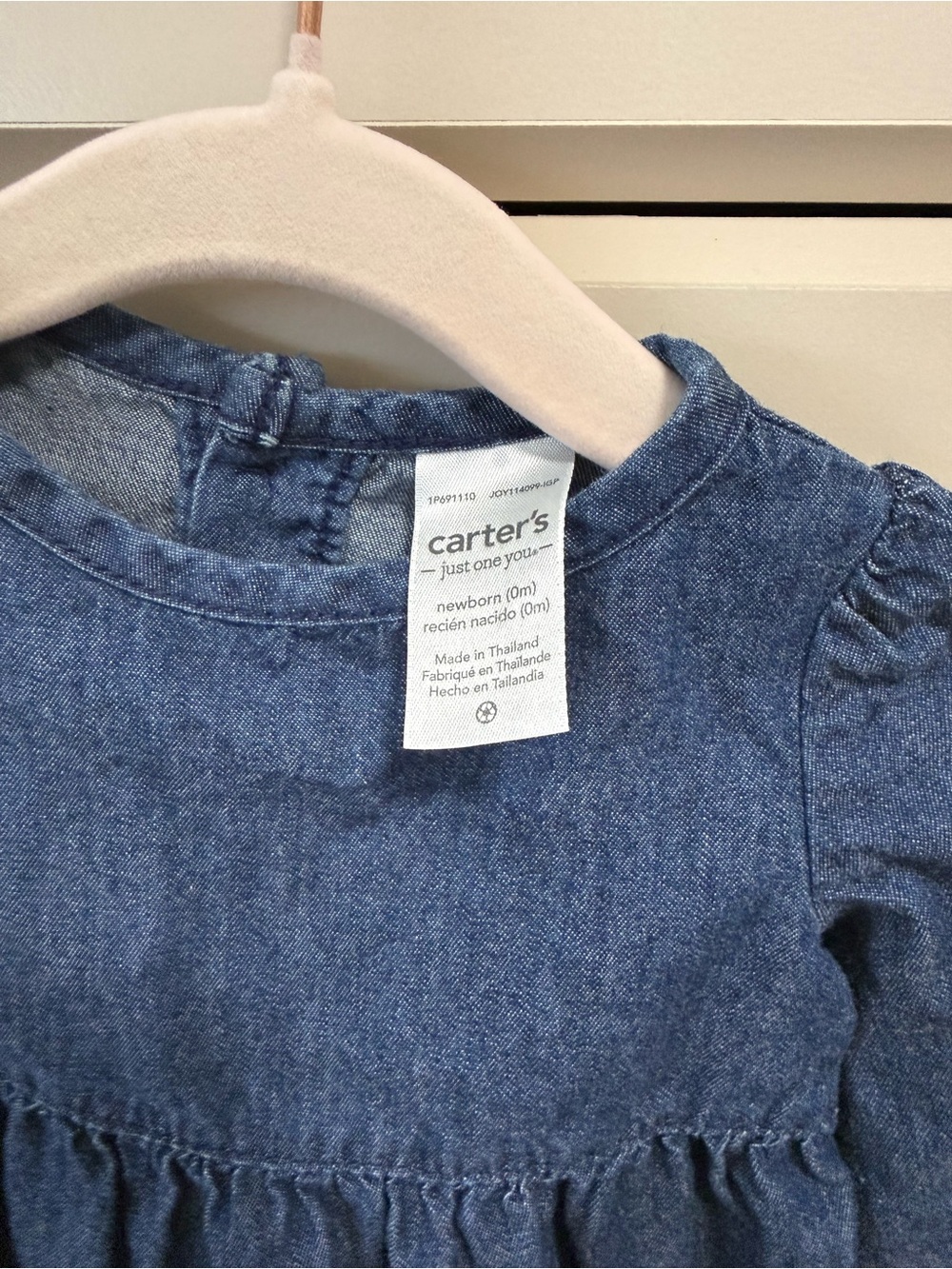 Carter's Newborn Denim top